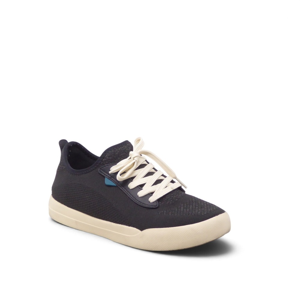 Vessi Women Weekend Sneaker Black Dyma-Tex Waterproof Knit Lace Up Shoes 7